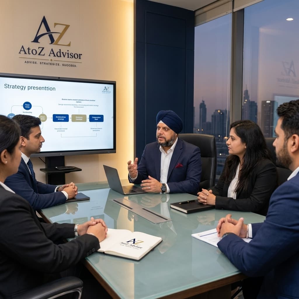 AtoZ Advisor Founder Leading Strategy Session